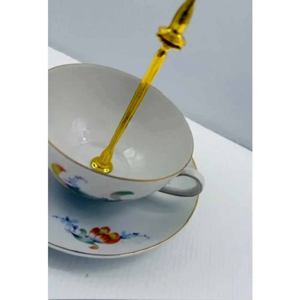 Vintage Teacup Bird Feeder Handmade Garden Decor